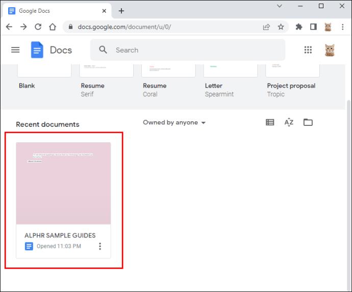 Comment changer la couleur d'arrière-plan dans un document Google