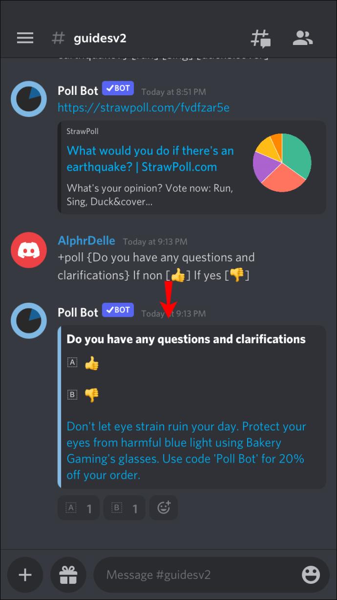 Comment créer un sondage dans Discord