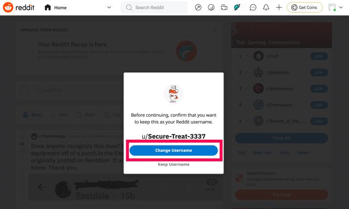 Como mudar seu nome de usuário no Reddit