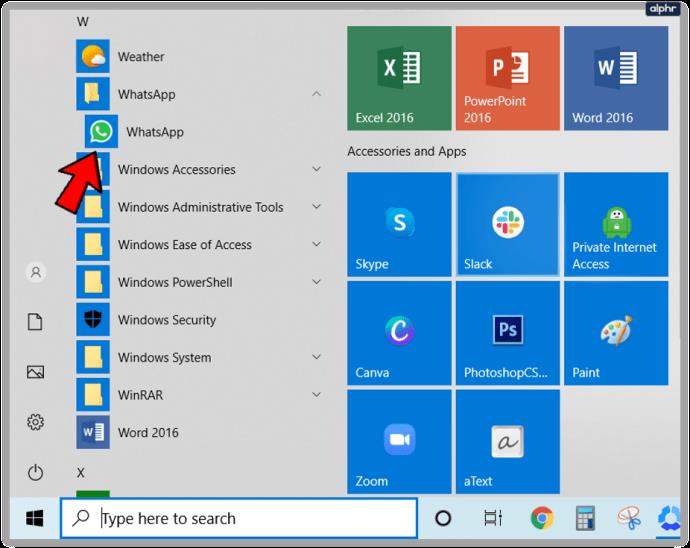 Comment faire pour que WhatsApp s'ouvre au démarrage dans Windows 10