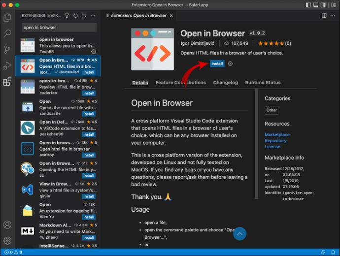 How To Open In Browser From VS Code