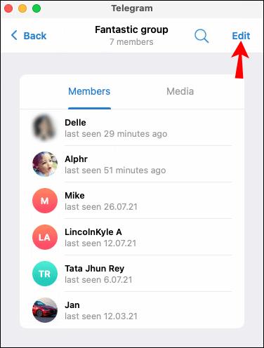 Comment supprimer un utilisateur d'un groupe dans Telegram