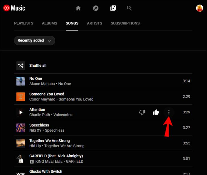 How To Add Or Remove Songs From The Library In YouTube Music