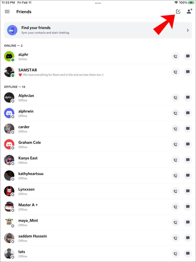 Comment s'envoyer un message sur Discord