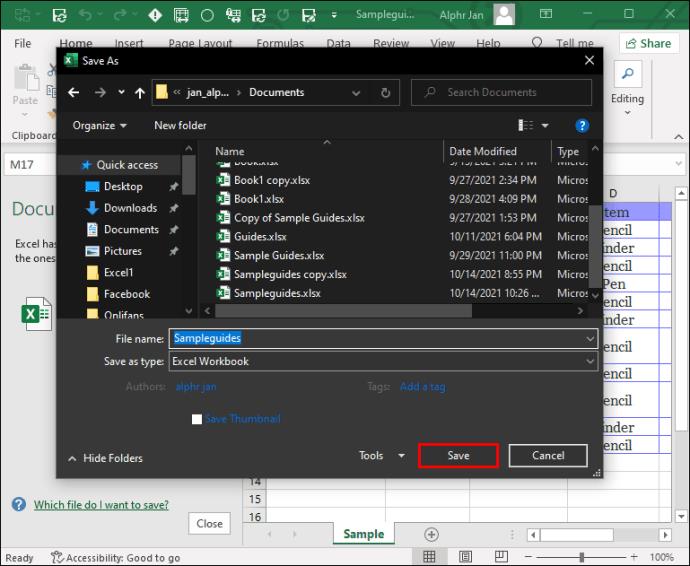 How To Recover An Unsaved Excel File