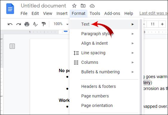 How To Add Superscript Or Subscript In Google Docs