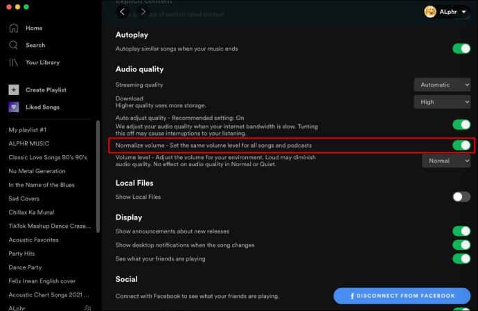 How To Normalize Volume In Spotify