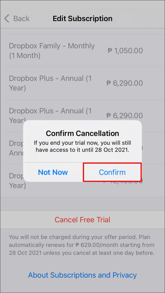 How To Cancel A Dropbox Subscription