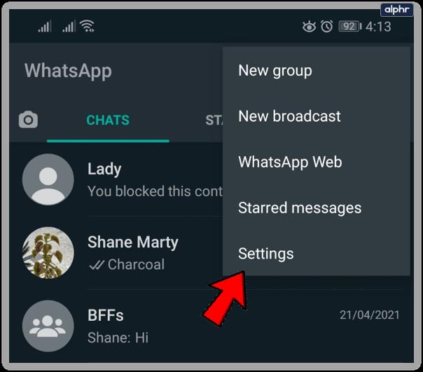 Comment changer l'arrière-plan dans WhatsApp