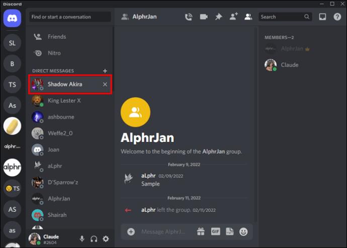 Comment supprimer les DM Discord d'un PC ou d'un appareil mobile