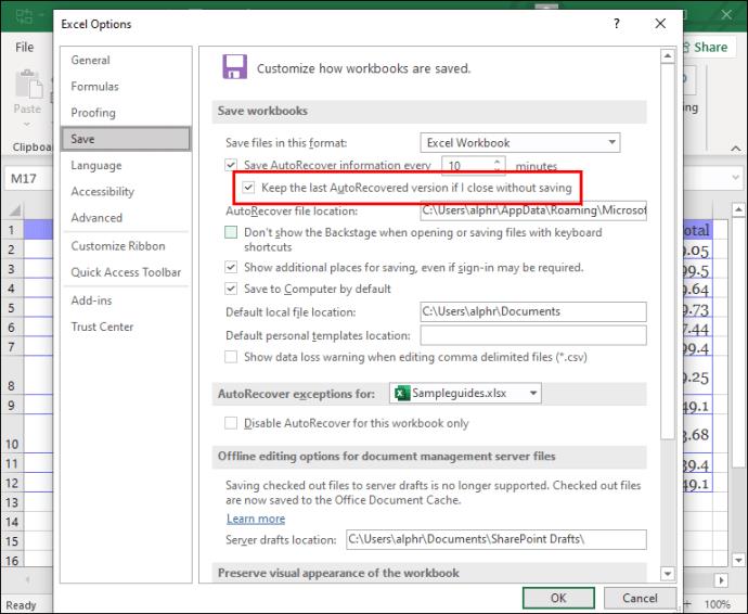 How To Recover An Unsaved Excel File