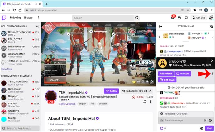 Cara Melarang IP Seseorang Di Twitch