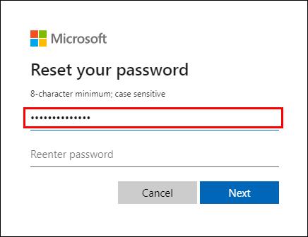 How To Reset And Change Your Microsoft Password