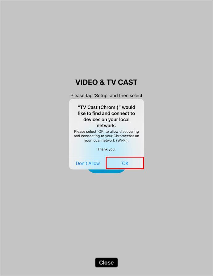 Cómo ver Chromecast desde un iPad