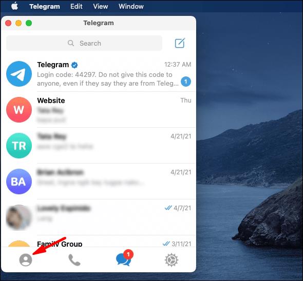 Comment ajouter un contact dans Telegram