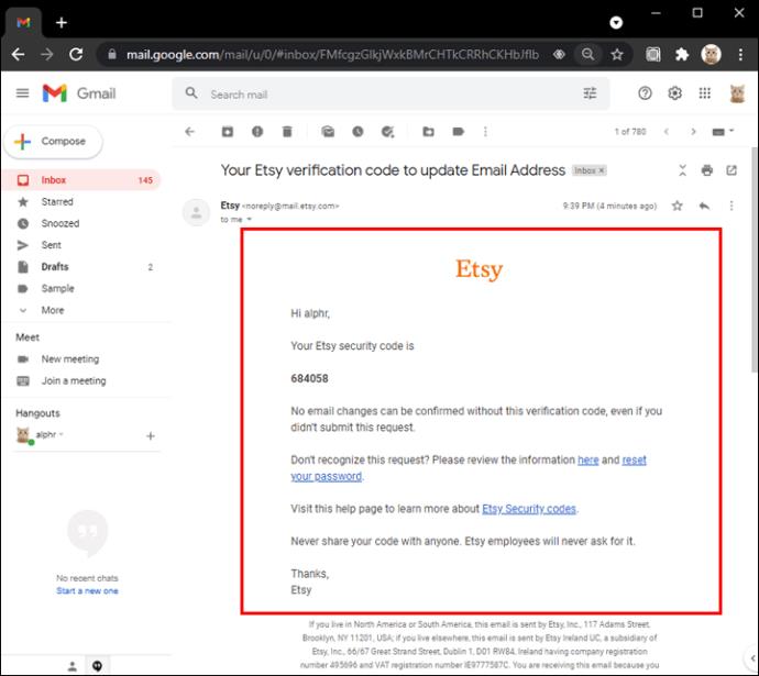 Como alterar seu endereço de e-mail no Etsy