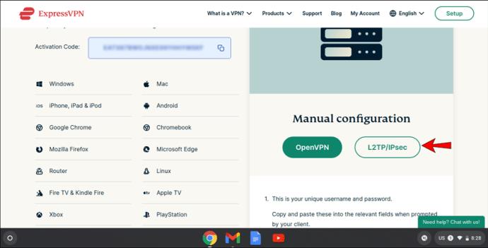 Como usar uma VPN em um Chromebook
