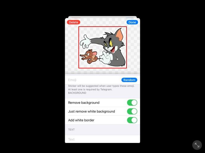 Comment faire des autocollants animés pour Telegram