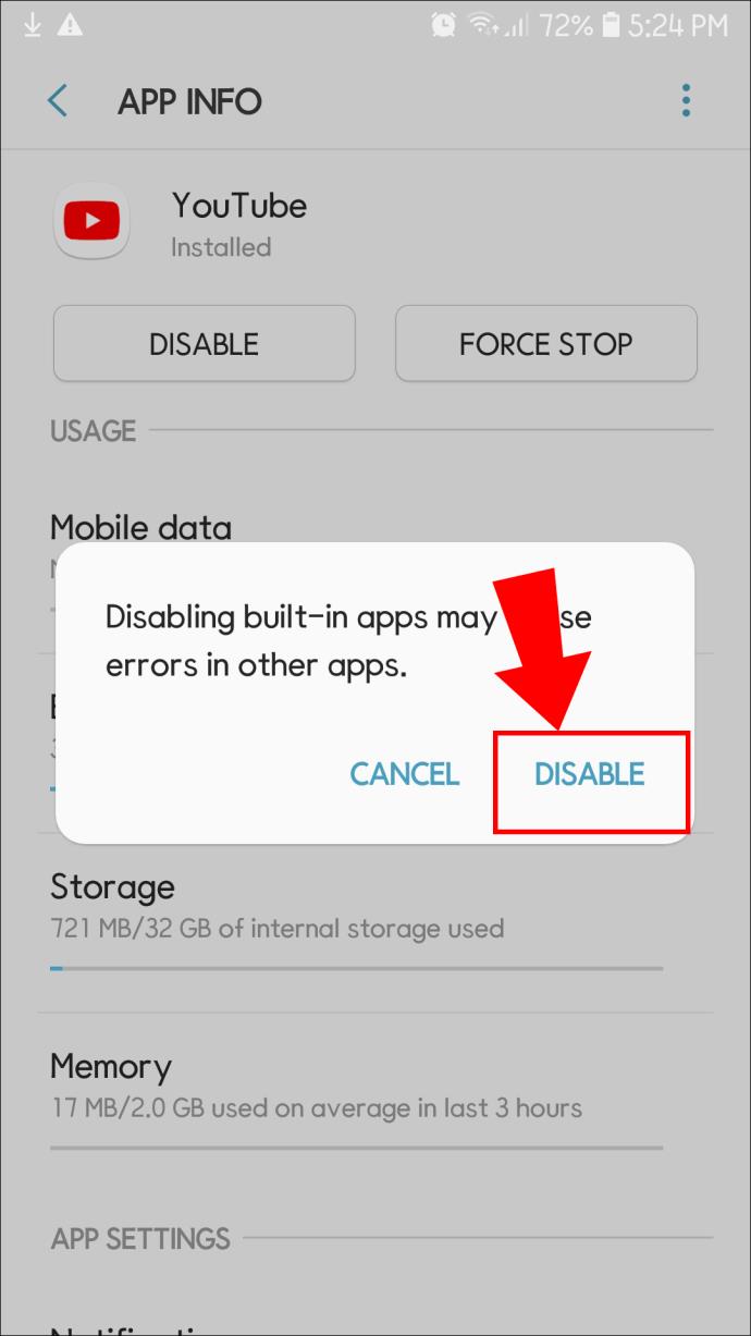 كيفية إلغاء تثبيت YouTube على جهاز Android