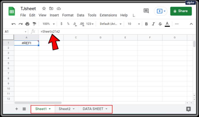 How To Link Data From A Different Tab In Google Sheets