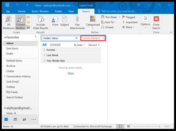 How To View All Mail In Outlook