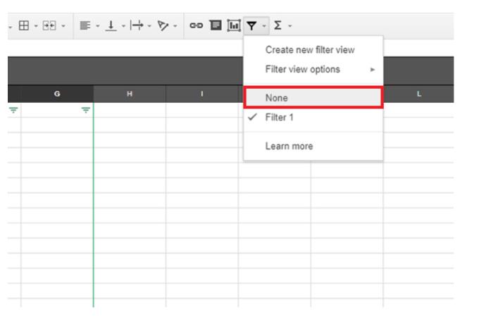 Comment supprimer toutes les lignes et colonnes vides dans Google Sheets