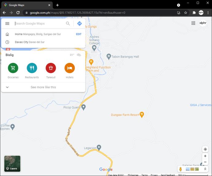 Comment désactiver les péages dans Google Maps
