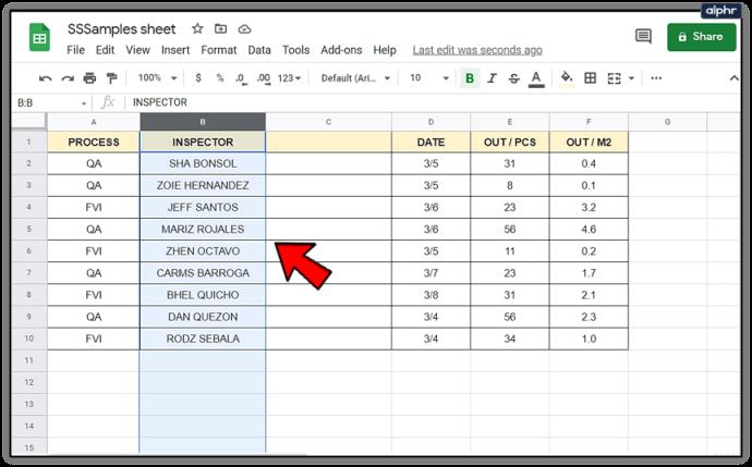 Comment ajouter et supprimer des lignes et des colonnes dans Google Sheets