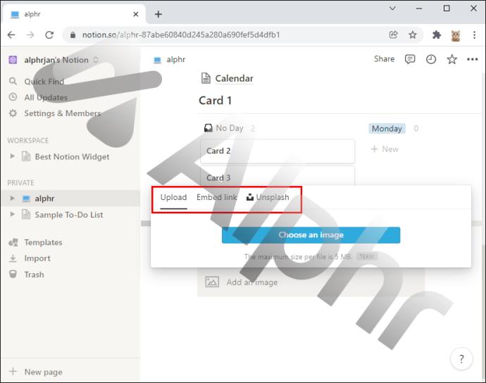 How To Add Photos In Notion