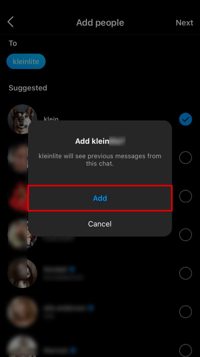 How To Add And Remove People From Instagram Groups