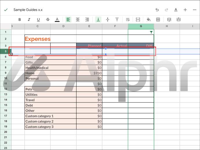 Como copiar sem linhas ocultas no Google Sheets