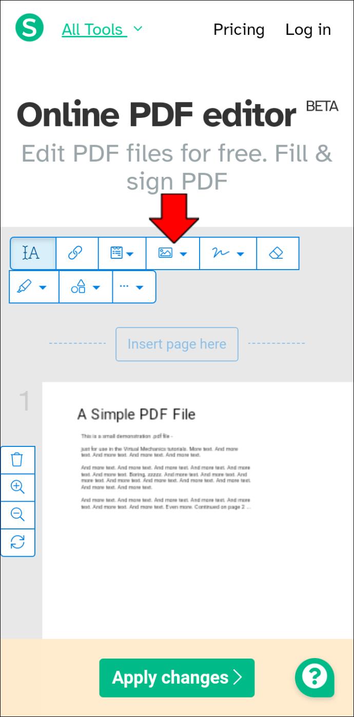 Come aggiungere foto o immagini a un PDF
