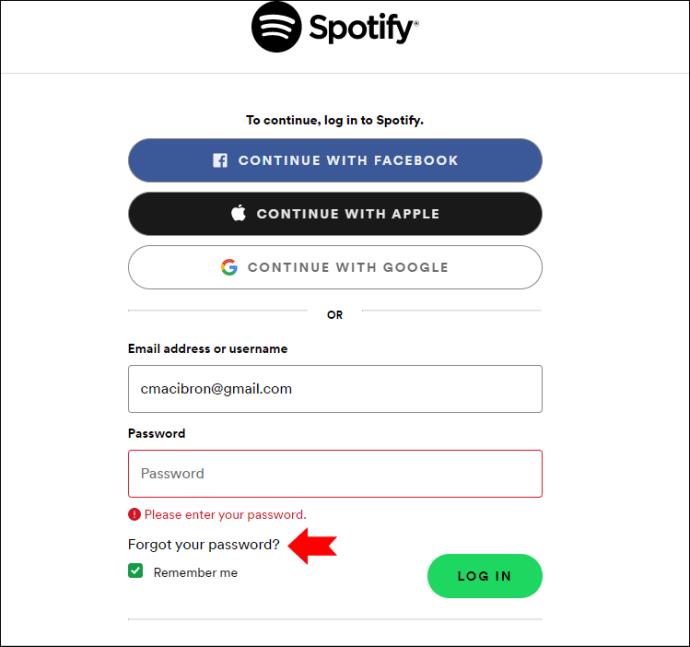 Comment changer le mot de passe d'un compte Spotify