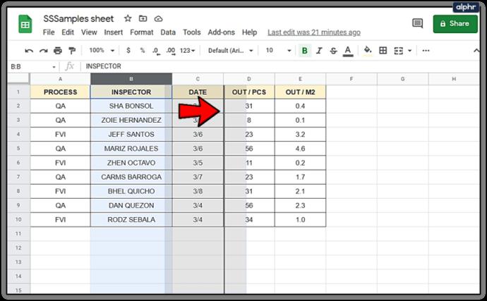 Comment ajouter et supprimer des lignes et des colonnes dans Google Sheets