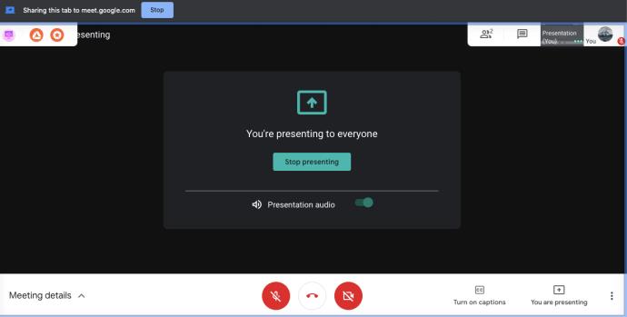 Comment partager l'écran dans Google Meet