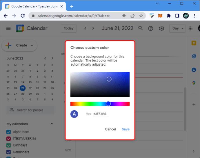 Comment changer la couleur des événements dans Google Calendar