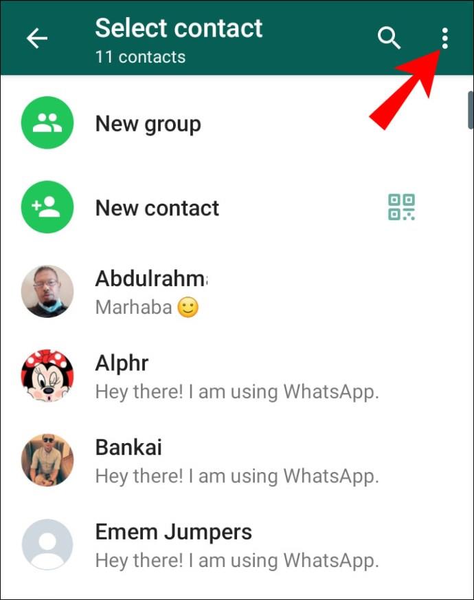 Comment supprimer un contact dans WhatsApp