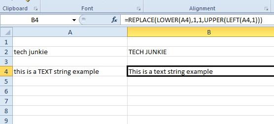 Comment mettre en majuscule la première lettre dans les cellules de la feuille de calcul Excel