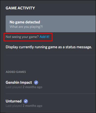 Come cambiare il tuo stato in Discord