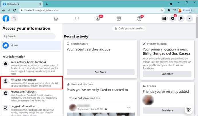 How To View When A Facebook Account Was Created