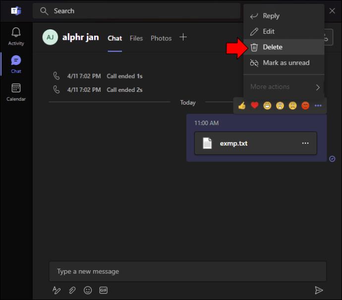 Comment supprimer des fichiers du chat dans Microsoft Teams