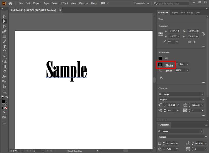 Comment faire du texte une forme dans Illustrator