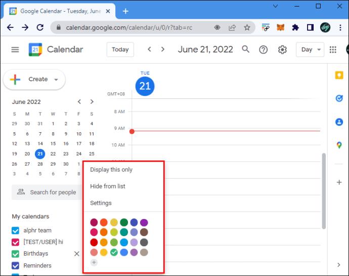 Comment changer la couleur des événements dans Google Calendar