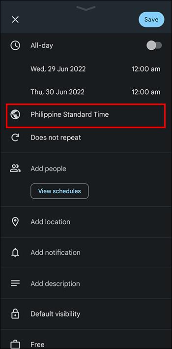 How To Change Time Zones In Google Calendar