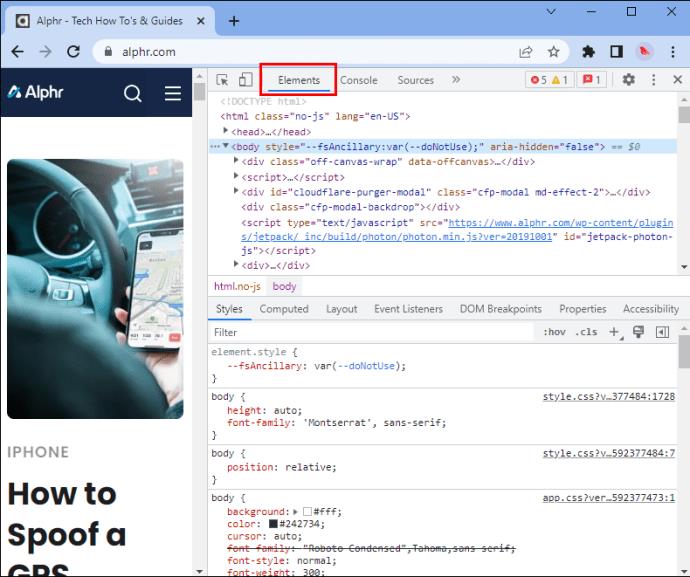 How To View HTML Code In Chrome