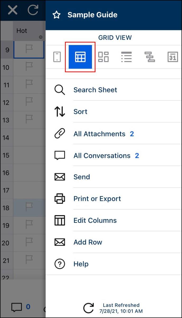 Comment ajouter une sous-tâche dans Smartsheet