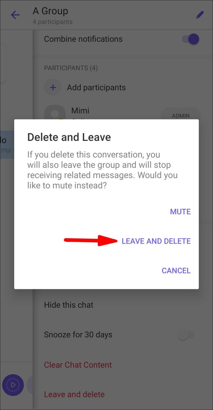 How To Leave A Group In Viber