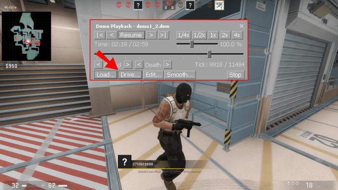 Comment ouvrir le menu de démonstration dans CSGO