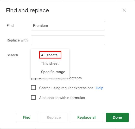 Comment rechercher dans Google Sheets sur n'importe quel appareil