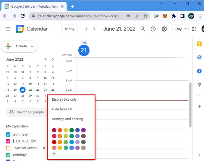 Comment changer la couleur des événements dans Google Calendar